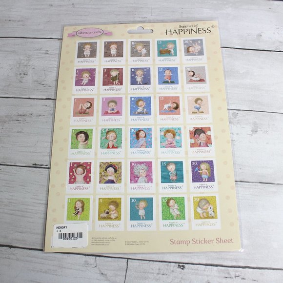 Gapchinska Ukraine Scrapbook Die Cut Stamps Sticker Sheets Craft Lot - Picture 3 of 3